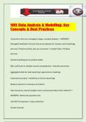 NHS Data Analysis & Modelling&colon; Key Concepts & Best Practices