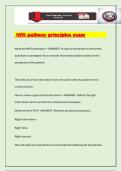 NHS pathway principles exam
