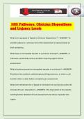 NHS Pathways&colon; Clinician Dispositions and Urgency Levels