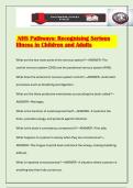 NHS Pathways&colon; Recognising Serious Illness in Children and Adults