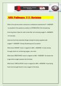 NHS Pathways 111 Revision