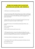 NSG6001 WK2 RESPIRATORY EXAM REVIEW QUESTIONS AND ANSWERS - 100&percnt; VERIFIED A&plus;
