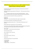 NABCEB Exam with all Correct & 100&percnt; Verified Answers &vert;Latest Version &vert;Already Graded A&plus;