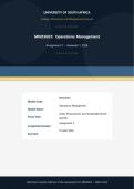 MNO3603 Assignment 2 Semester 1 Due 15 April 2026