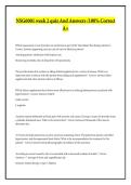 NSG6001 week 2 quiz And Answers - 100&percnt; Correct  A&plus;