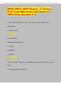 2026&sol;2027 A&P Chapter 5&colon; Tissues Test Exam Questions and Answers 100&percnt; Pass &lpar;Graded A&plus;&rpar;