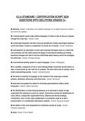 ICLA ACTUAL EXAM PAPER 2026 QUESTIONS WITH ANSWERS GRADED A&plus;