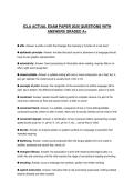ICLA PRACTICE EXAMINATION 2026 QUESTIONS WITH ANSWERS GRADED A&plus;