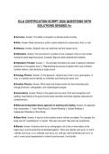 ICLA STANDARD 1 ACTUAL EXAM PAPER 2026 QUESTIONS WITH ANSWERS GRADED A&plus;