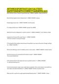 ARTHREX SPORTS IOT &lpar;DAY 2 & 3 TEST&rpar; QUESTIONS WITH CORRECT ANSWERS 2026
