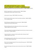 ARTHREX SPORTS IOT &lpar;DAY 1 TEST&rpar; QUESTIONS WITH CORRECT ANSWERS 2026