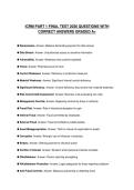 ICRM CRA&sol;CRM PART 4 CERTIFICATION SCRIPT 2026 QUESTIONS WITH SOLUTIONS GRADED A&plus;