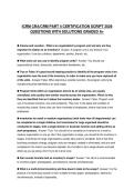 ICRM CRA&sol;CRM PART 4 PRACTICE EXAMINATION 2026 QUESTIONS WITH ANSWERS GRADED A&plus;