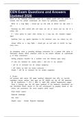 CEN Exam Questions and Answers Updated 2026