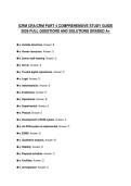 ICRM PART 1 ACTUAL EXAM PAPER 2026 QUESTIONS WITH ANSWERS GRADED A&plus;