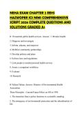 NEHA EXAM CHAPTER 2 REHS HAZWOPER ICS NIMS COMPREHENSIVE SCRIPT 2026 COMPLETE QUESTIONS AND SOLUTIONS GRADED A&plus;