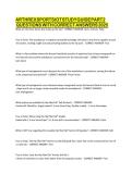 ARTHREX SPORTS IOT STUDY GUIDE PART 2 QUESTIONS WITH CORRECT ANSWERS 2026