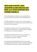 NEHA EXAM CHAPTER 2 REHS HAZWOPER ICS NIMS PRACTICE TEST BANK 2026 TESTED QUESTIONS WITH ANSWERS GRADED A&plus;