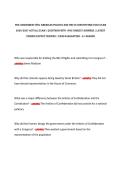 WGU C963 American Politics & US Constitution Pre-Assessment Exam 2026&sol;2027 &vert; 100&percnt; Correct Answers &vert; Expert Verified &vert; A&plus; Graded