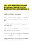NETA LEVEL II EXAM QUESTIONS AND ANSWERS 2026 EXAMINATION TEST QUESTIONS WITH SOLUTIONS GRADED A&plus;