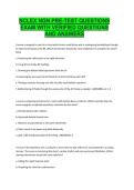 NCLEX NGN Pre-Test Questions and Answers &ndash; Nursing Licensure Preparation &ndash; Complete Practice Exam Material