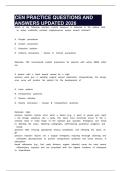 CEN PRACTICE QUESTIONS AND ANSWERS UPDATED 2026