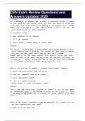 CEN Exam Review Questions and Answers Updated 2026