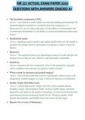 NR 222 ACTUAL EXAM PAPER 2026 QUESTIONS WITH ANSWERS GRADED A&plus;
