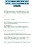 NR 222 COMPREHENSIVE STUDY GUIDE 2026 FULL QUESTIONS AND SOLUTIONS GRADED A&plus;