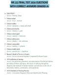 NR 222 FINAL TEST 2026 QUESTIONS WITH CORRECT ANSWERS GRADED A&plus;