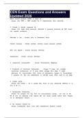 CEN Exam Questions and Answers Updated 2026
