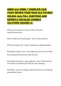 NRNP 6541 WEEK 7 COMPLETE CASE STUDY REVIEW FOUR YEAR OLD PATIENT SOILING 2026 FULL QUESTIONS AND EXPERTLY DETAILED CORRECT SOLUTIONS GRADED A&plus;
