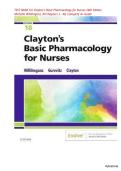 Clayton&rsquo;s Basic Pharmacology for Nurses &lpar;18th Edition&comma; Willihnganz&rpar;&vert; ISBN&colon;978-0323550611 &vert;&ndash; Complete Test Bank &period;All Chapters &lpar; 1-48 &rpar; with Answers A&plus; Guide 
