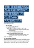 Elite Maternal-Newborn Nursing Test Bank &lpar;2026&sol;2027 Standards&rpar; &vert; Next Gen NCLEX Prep & Davis Advantage Linked