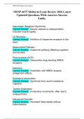 NRNP6675Midterm Exam Review 2026 Latest Updated Questions With Answers Success Guide&period;