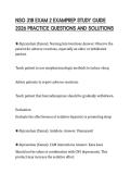 NSG 318 EXAM 2 EXAMPREP STUDY GUIDE 2026 PRACTICE QUESTIONS AND SOLUTIONS