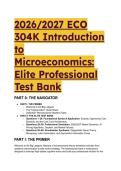 2026&sol;2027 ECO 304K Introduction to Microeconomics Elite Test Bank &vert; UT Austin &vert; Principles of Microeconomics &lpar;Mankiw&rpar;