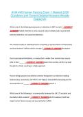 AVIA 445 Human Factors Exam 1 Newest 2026  Questions and Correct Detailed Answers Already  Graded A&plus;