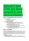 2026&sol;2027 Elite STNA & CNA Test Bank &vert; Long-Term Care Mastery &vert; Linked to Mosby's Textbook 9th Edition