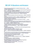 WX 201 14 Questions and Answers&period;