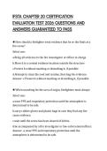 IFSTA CHAPTER 25 PRACTICE ASSESSMENT 2026 COMPREHENSIVE SCRIPT QUESTIONS AND SOLUTIONS