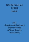 NAHQ CPHQ Practice Questions PDF &vert; Healthcare Quality Certification Study Guide