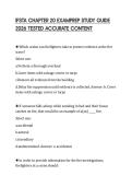 IFSTA CHAPTER 25 CERTIFICATION EVALUATION 2026 TESTED QUESTIONS AND ANSWERS