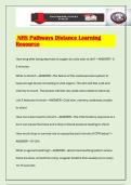 NHS Pathways Distance Learning Resource