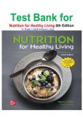 Test Bank for Nutrition for Healthy Living 6th Edition by Wendy J&period; Schiff and Traci L&period; Keck isbn-9781260702385