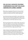 NSG 550 EXAM 1 DIAGNOSTIC REASONING COMPREHENSIVE EXAM SCRIPT 2026 SOLVED QUESTIONS WITH CORRECT ANSWERS