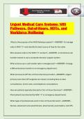 Urgent Medical Care Systems&colon; NHS Pathways&comma; Out-of-Hours&comma; MDTs&comma; and Workforce Wellbeing