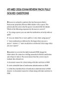 ATI MED 2026 EXAM REVIEW PACK FULLY SOLVED QUESTIONS
