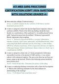 ATI MED SURG PROCTORED CERTIFICATION SCRIPT 2026 QUESTIONS WITH SOLUTIONS