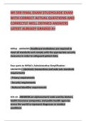 NR 599 FINAL EXAM STUDYGUIDE EXAM WITH CORRECT ACTUAL QUESTIONS AND CORRECTLY WELL DEFINED ANSWERS LATEST ALREADY GRADED A&plus;